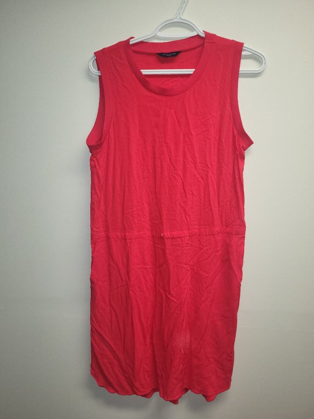 Denver Hayes Pink Sleeveless Dress Medium Missing Drawstring